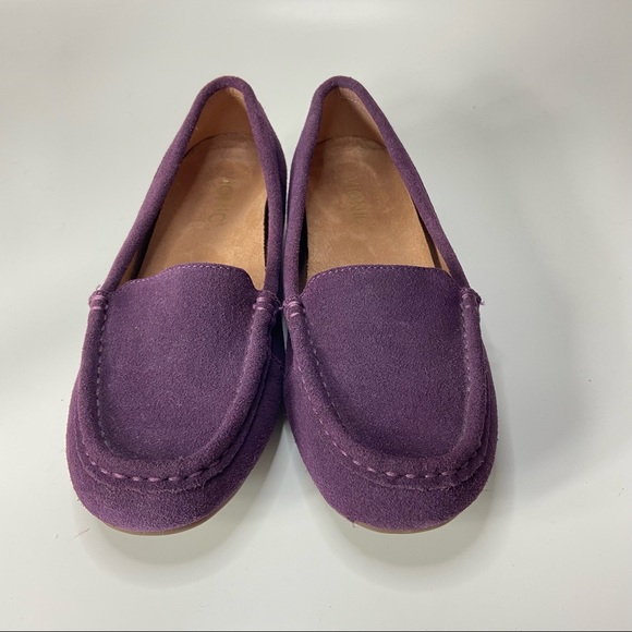 Vionic Chill Debbie Suede Loafers Flats Size 6 Purple Plum - Picture 3 of 9
